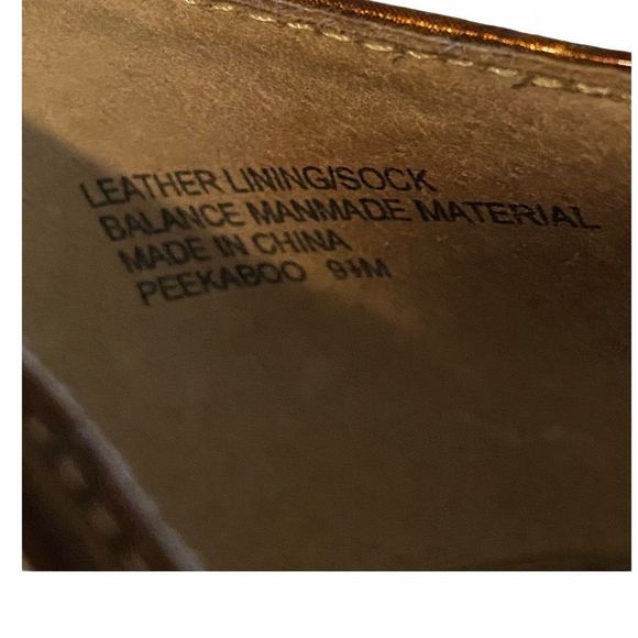 BP Animal Print Peep Toe Heels 9.5M Casual Office Workwear Shoes - Picture 7 of 8